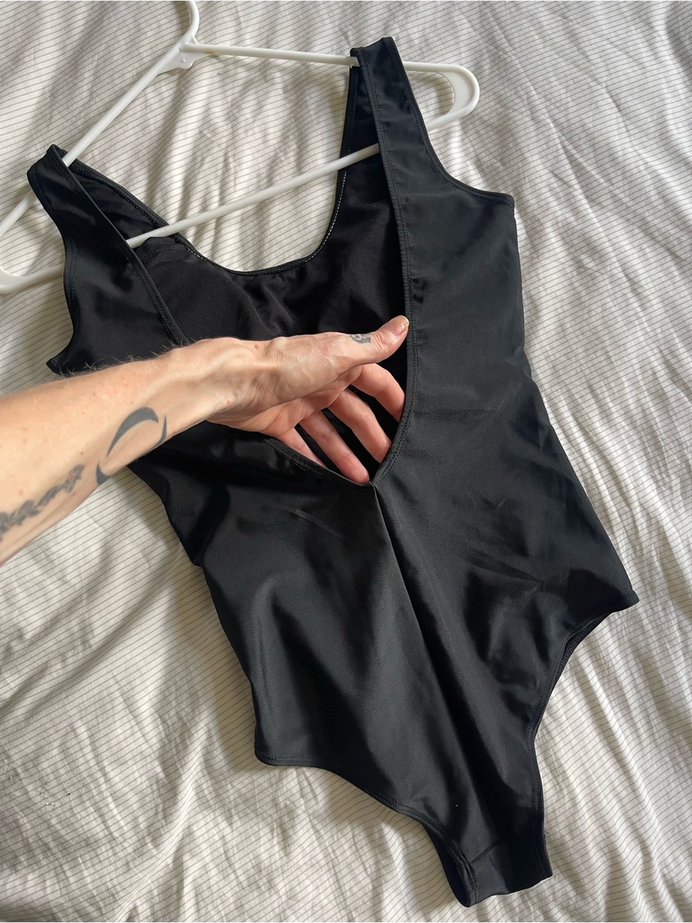 New. Black One-Piece Swimsuit - Picture 3 of 4